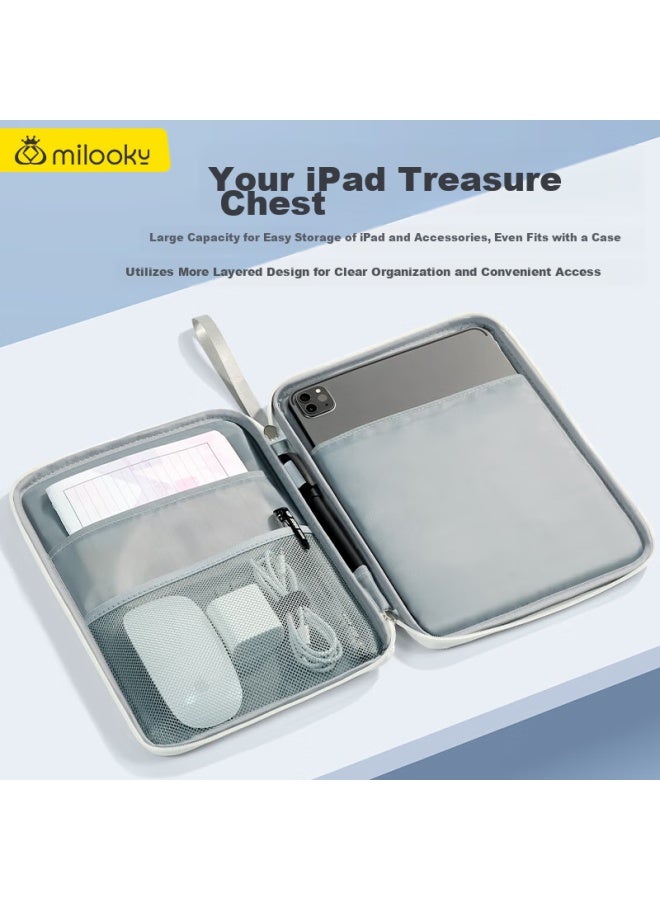 Milooky Ipad Storage Bag, Handheld Tablet Case For Ipad 10.2/air 10.9, Protective Cover - Image 2