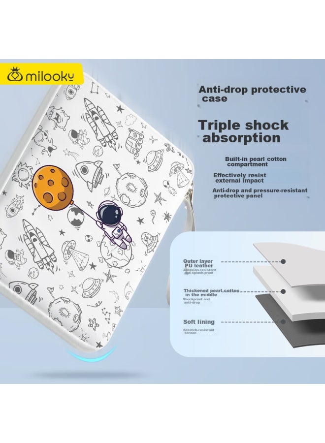 Milooky Ipad Storage Bag, Handheld Tablet Case For Ipad 10.2/air 10.9, Protective Cover - Image 4