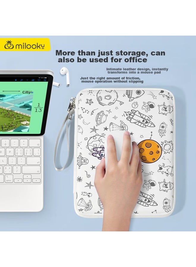 Milooky Ipad Storage Bag, Handheld Tablet Case For Ipad 10.2/air 10.9, Protective Cover - Image 3