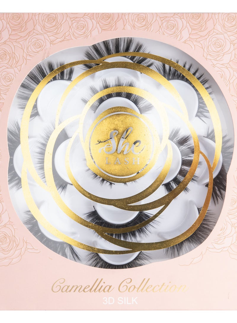 شي لاش رموش اصناعية – شرائط حجم طبيعي وخفيفة لتعزيز تحديد العيون - Image 2