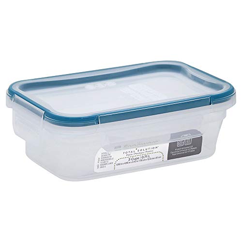 Snapware Total Solutions (5-Pack, 3 Cup) Plastic Food Storage Containers Set, Airtight & Leakproof Locking BPA-Free Lids Tupperware, Freezer Dishwasher Microwave Safe - Image 4