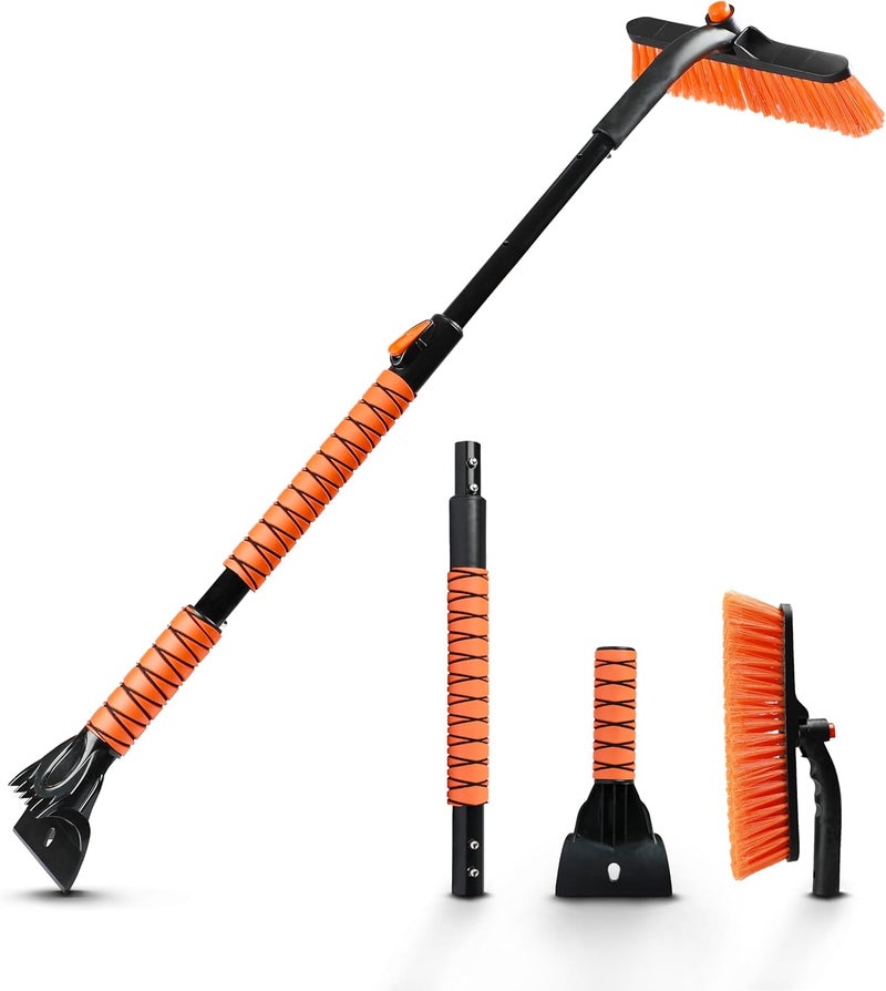 EcoNour 47" Ice Scraper and Extendable Snow Brush - Image 1