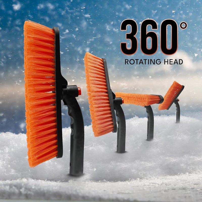 EcoNour 47" Ice Scraper and Extendable Snow Brush - Image 3