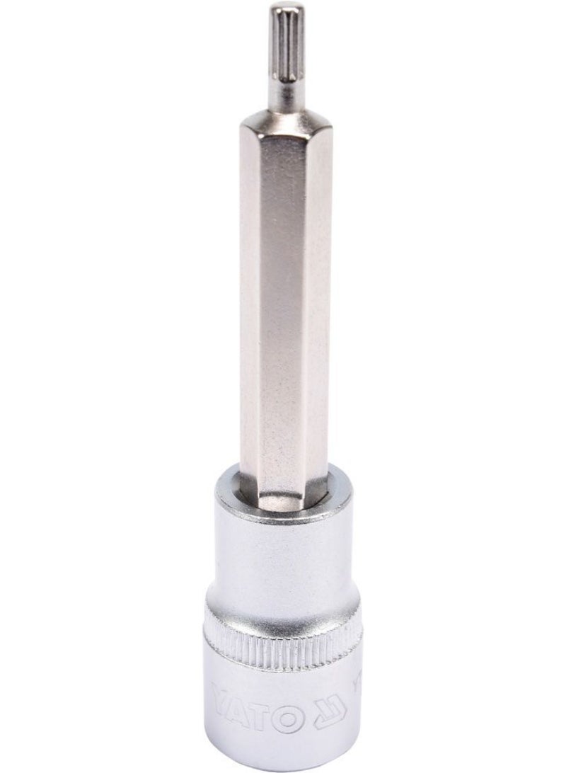YATO Socket Bit 1/2" Spline M5 L=100mm YT-04350