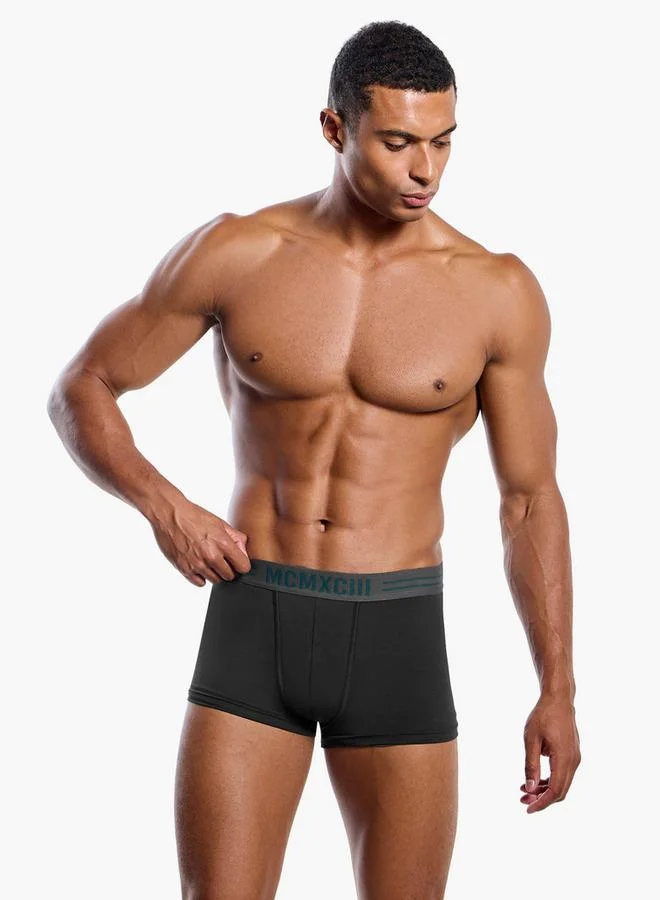 سبلاش فيڤ Men Printed Rayon Blend Hipster Trunks - Pack of 3