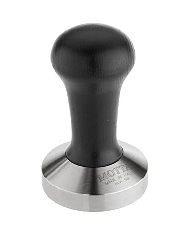 Motta 8100/B Professional Flat Base Coffee Tamper, 58mm, Black Handle - Image 4