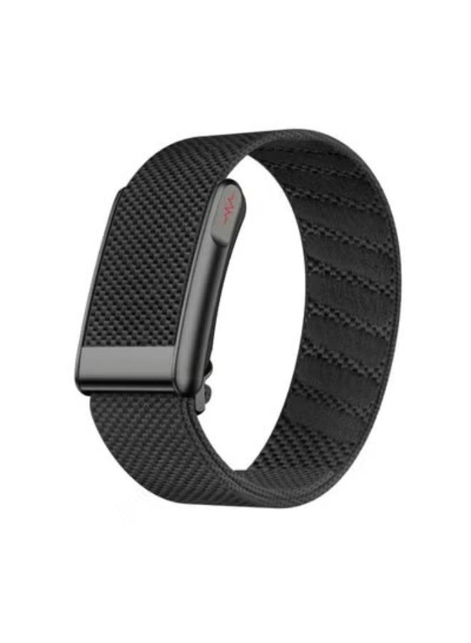 Loop Screen-Free Fitness Tracker Band – Ultra-Soft Nylon Sport Loop, Breathable Adjustable Wristband for Workout, Fitness & Health Tracking – Black - Image 2