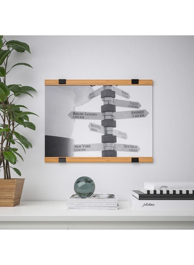 erorex Poster Hanger, Bamboo, 61 Cm - Image 2