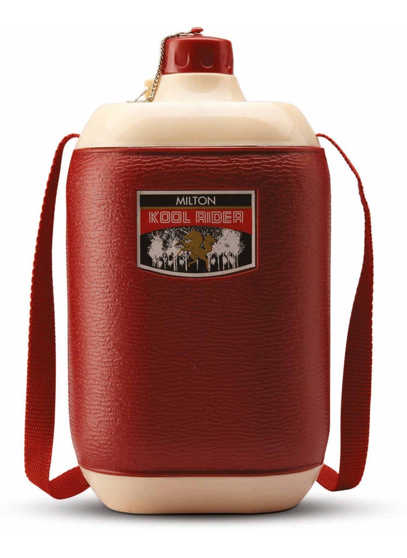 Milton Milton Kool Rider Old School Vaccum Bottle With Hanging Strap | 1000 ML - RED  - Image 2