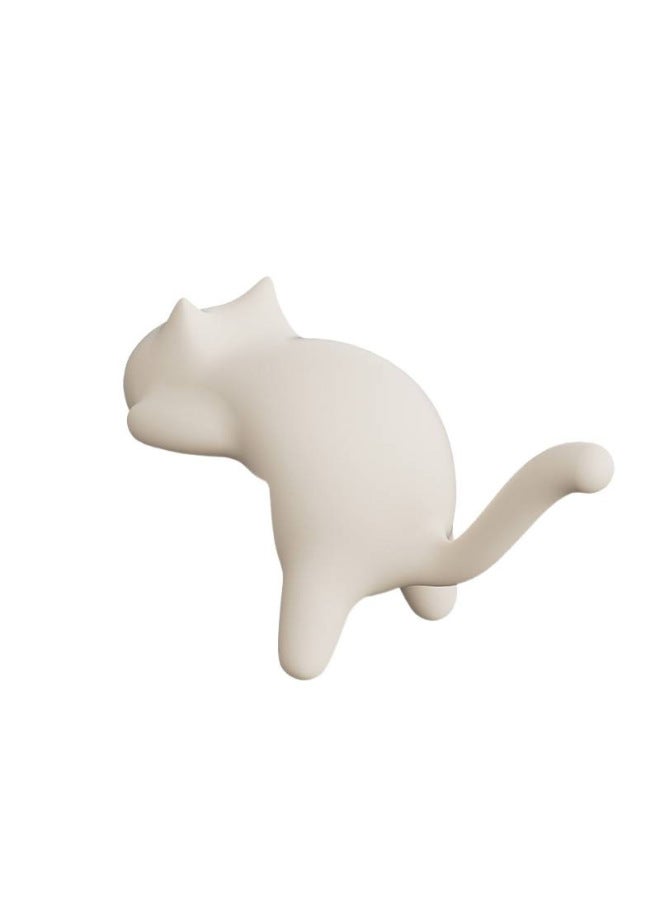 Cat schoolbag hook, no punching on the edge of the table, special for primary school students' desks, multi-functional bag hanging device on the side of the desk 3pcs - Image 5