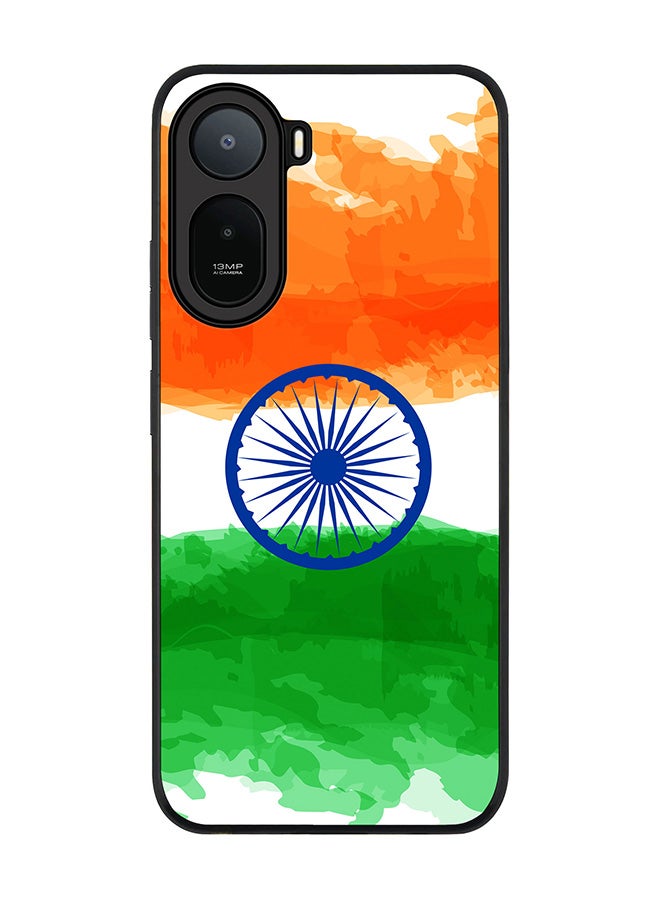 Stylizedd Rugged Case for Xiaomi Redmi A7 Pro 4G / Poco C81 / Poco C81 Pro / Poco C85x 5G- Slim Fit Hybrid Rubber Cover Blue Chakra