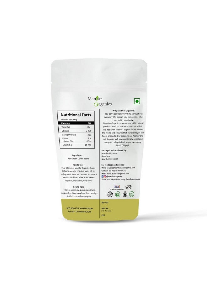 ManHar Organics Columbian Green Coffee Beans 1kg | For Immunity Booster and Weight Management Partner - Image 5