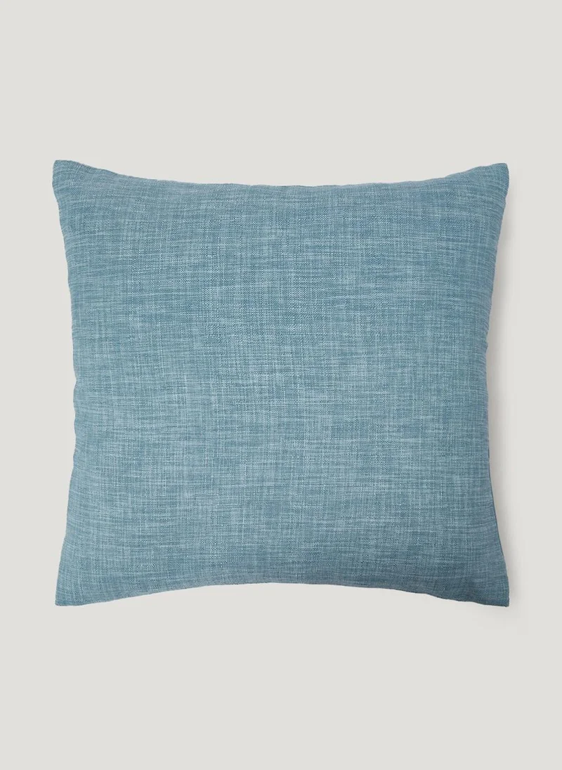 Matalan Blue Linen-Look Cushion (43cm x 43cm)