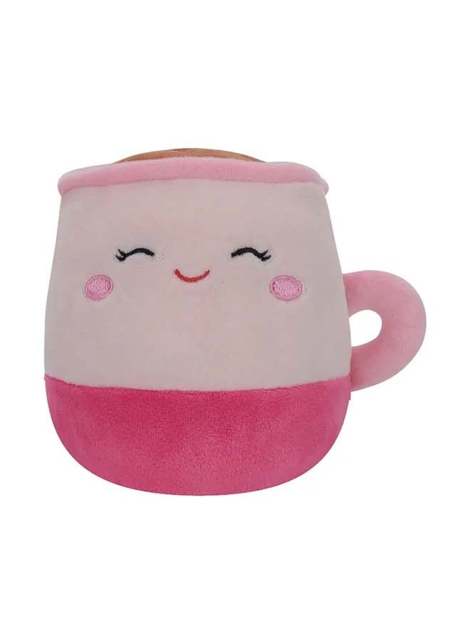 Squishmallows 5 بوصة فيلب-أ-مالوز دِيجا شوكولاتة مزينة بالكريمة دونات/إيميري بينك لاتيه بعين مغلقة ، مرخصة رسميًا دمية كيللاي ، لعبة ناعمة ملونة ، هدية للأطفال ، للفتيات والأولاد لعبة قابلة للغسل ومضغوطة متعددة الألوان لجميع الأعمار  - Image 4