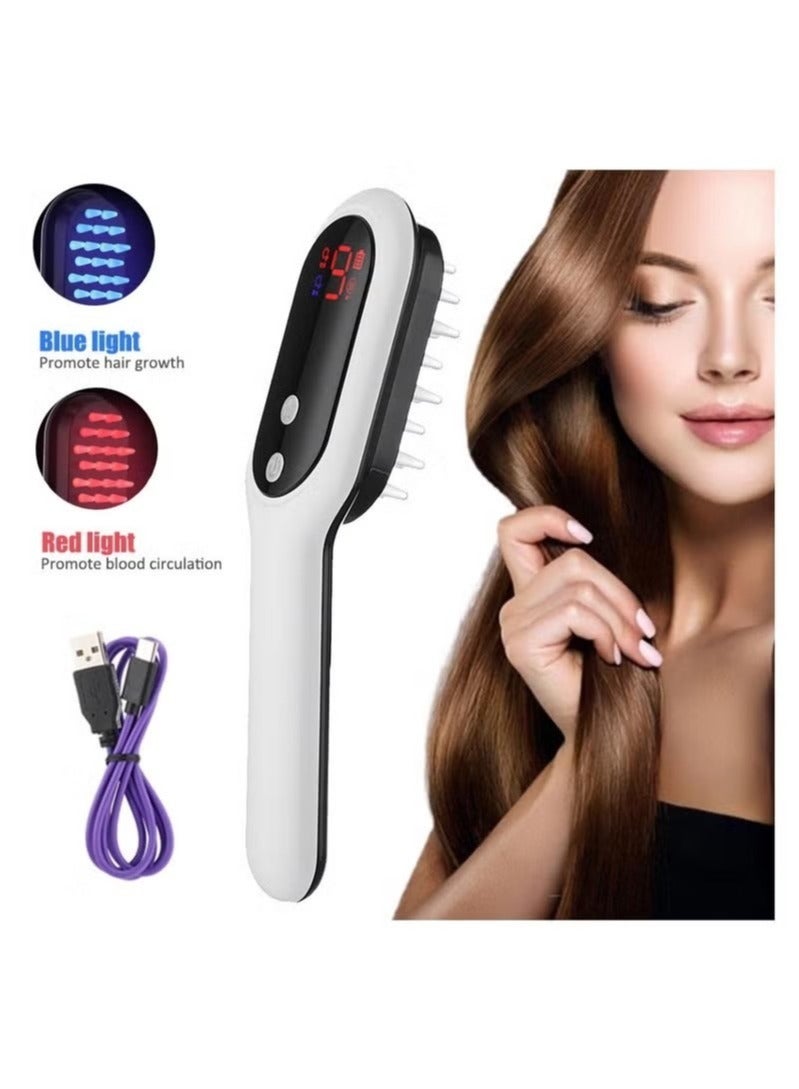 ASIV Electric Hair Growth Comb Infrared Laser Hair Care Style Anti-Hair Loss Hair Red Light Treatment Head Massager Hair Brush  - Image 2