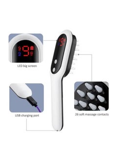 ASIV Electric Hair Growth Comb Infrared Laser Hair Care Style Anti-Hair Loss Hair Red Light Treatment Head Massager Hair Brush  - Image 4