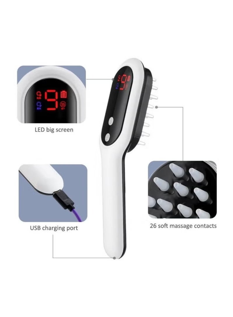 ASIV Electric Hair Growth Comb Infrared Laser Hair Care Style Anti-Hair Loss Hair Red Light Treatment Head Massager Hair Brush  - Image 4