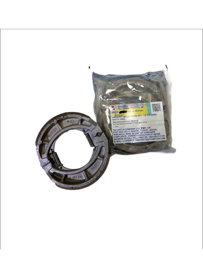 TVS Apache 150 Rear Brake Drum Organic 1 Set Original Pads 