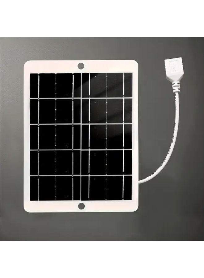 5V 3W Portable Solar Panel Charger USB Port For Phones Flashlights Fans Outdoor Camping Travel - Image 1