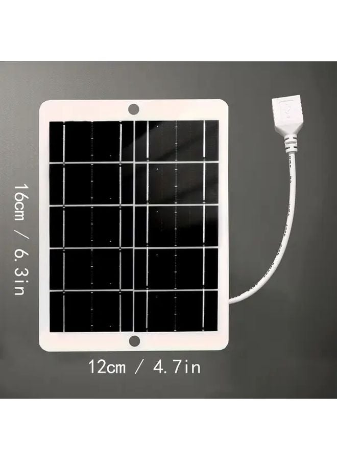 5V 3W Portable Solar Panel Charger USB Port For Phones Flashlights Fans Outdoor Camping Travel - Image 3