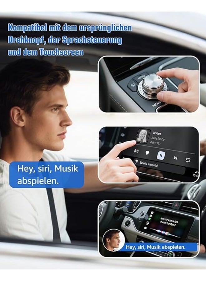 محول CarPlay لاسلكي للسيارة – صغير ومستقر، تحويل CarPlay السلكي إلى لاسلكي، يدعم التحديثات OTA ومتوافق مع iPhone iOS 10+ - Image 5