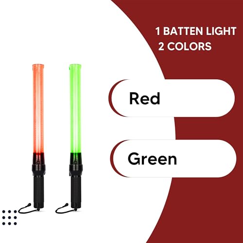 Robustt Baton Light Stick "21 inch" (Pack of 1) Non Rechargeable, Red and Green Blink for Traffic Control, Street Protection Wand Baton - Image 5