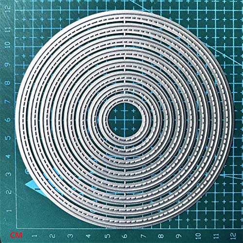 ZbFwmx Big Round Cutting Dies Handmade DIY Paper Cards Album Decoration Stencils Template Embossing for Card Scrapbooking Craft Circle - Image 1