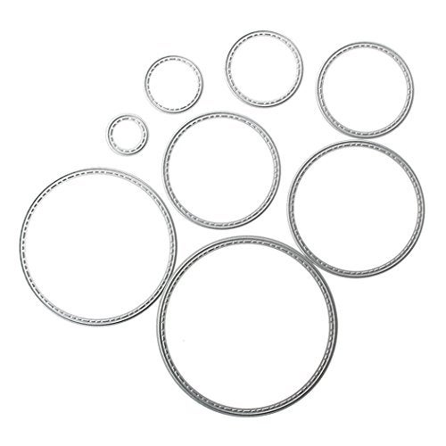 ZbFwmx Big Round Cutting Dies Handmade DIY Paper Cards Album Decoration Stencils Template Embossing for Card Scrapbooking Craft Circle - Image 3