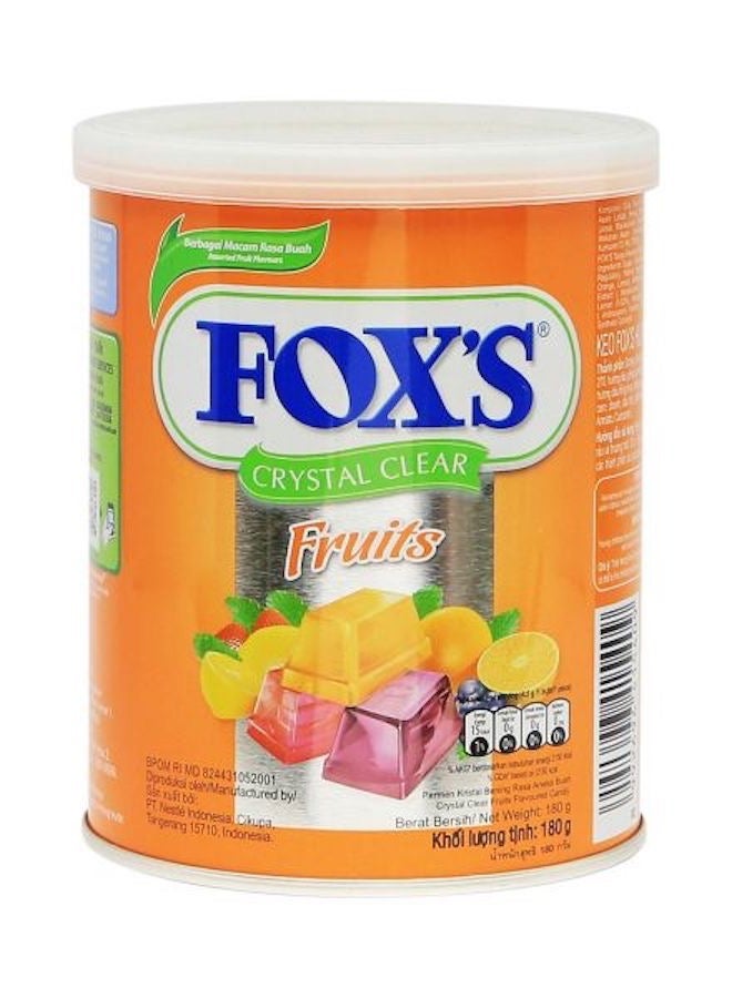 Fox's CRYSTAL CLEAR FRUITS LEMON, STRAWBERRY, BLACKCURRANT & ORANGE 180g - Image 2