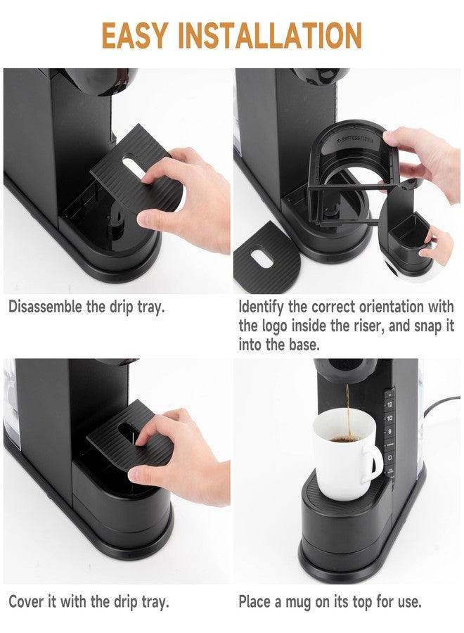 Kiicii Drip Tray Mug Riser for Keurig K-Express Single Serve K-Cup Pod Coffee Maker, Coffee Cup Riser for Keurig Accessories, Reduce Splashes - Image 4