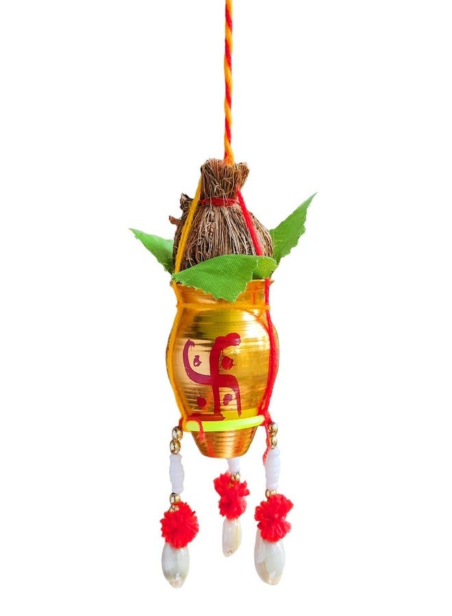 MAYAPURI Traditional Hanging Mangal Kalash/Mangal Ghat for Decoration/Mangol Ghat (Pack of 5) - Image 2