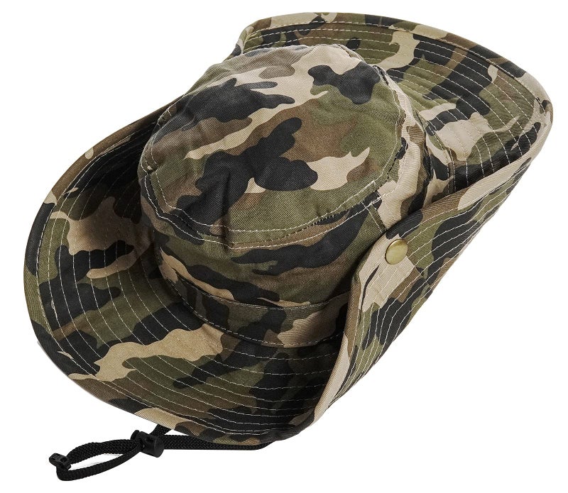 UTOWO Boys Camo Sun-Bucket-Hat Summer Outdoor Safari Fishing-Hat Boonie-Cap for Toddler Kids - Image 2
