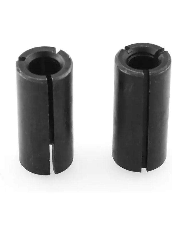 2pcs 1 2 to 1 4 Inch Shank Reducer Sleeve Metal Collet Adapters for Router Machines - Image 2