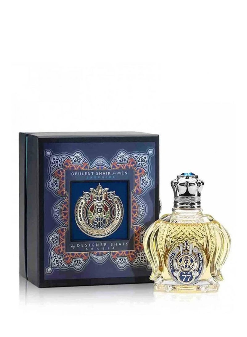عطر الشيخ الجواهر العطرة اوبيولينت 77 الرجالي او دو بارفيوم 100مل