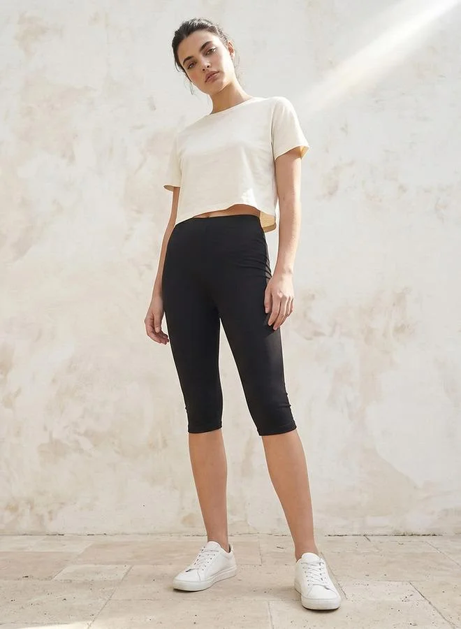 Splash FAV Basics High Waist UltraStretch Cycling Shorts with Elasticated Waist