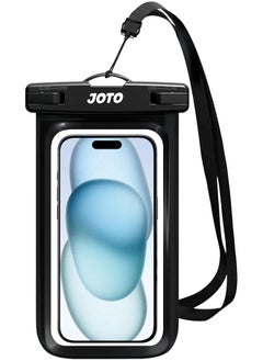 JOTO JOTO Universal Waterproof Phone Pouch Cellphone Dry Bag Case for iPhone 16 15 14 13 12 11 Pro Max Mini Plus Xs XR X 8 7 6S, Galaxy S23 S22 S21 Plus Note, Pixel up to 7" -Black  - Image 2