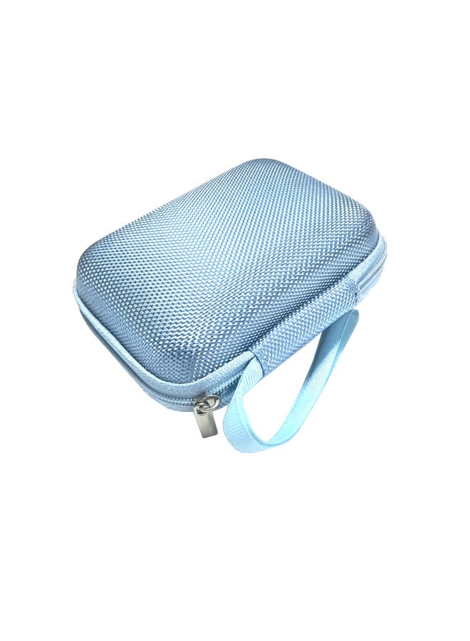 Card Camera Digital Camera Storage Bag U Disk Solid State Drive Bluetooth Headset Charger Charging Cable Storage Bag-Color:Blue  - Image 1