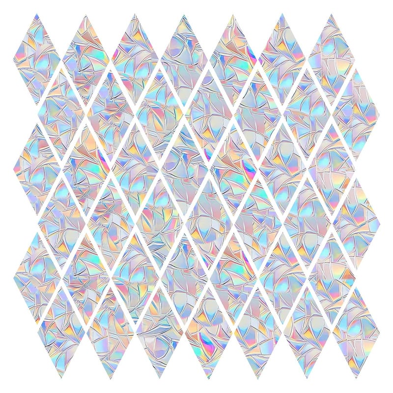 Shawula 75pcs من ملصق الماس المضاد للالتصاق نافذة Stic Clings مكافحة النافذة المضادة للتصادم لإنقاذ الطيور من تصادمات النافذة - Image 1