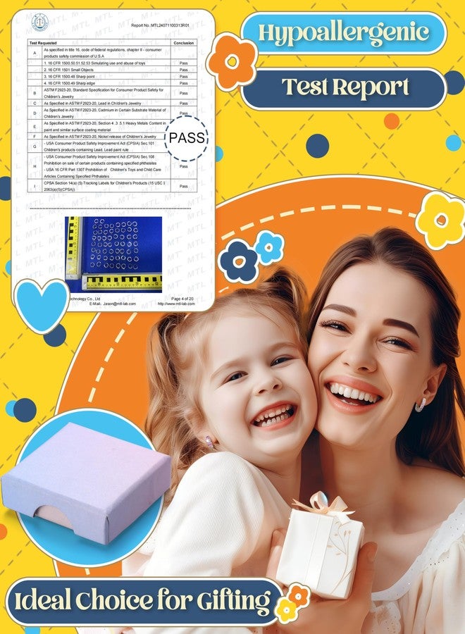 Yadoca 𝟗𝟐𝟓 𝐒𝐭𝐞𝐫𝐥𝐢𝐧𝐠 𝐒𝐢𝐥𝐯𝐞𝐫 𝐏𝐨𝐬𝐭 Small Hoop Earrings For Girls Hypoallergenic Huggie Earrings for Women - Cute Heart Flowers Butterfly Star Cubic Zirconia Cartilage Earrings For Sensitive Ears Pink 4Pairs - Image 4
