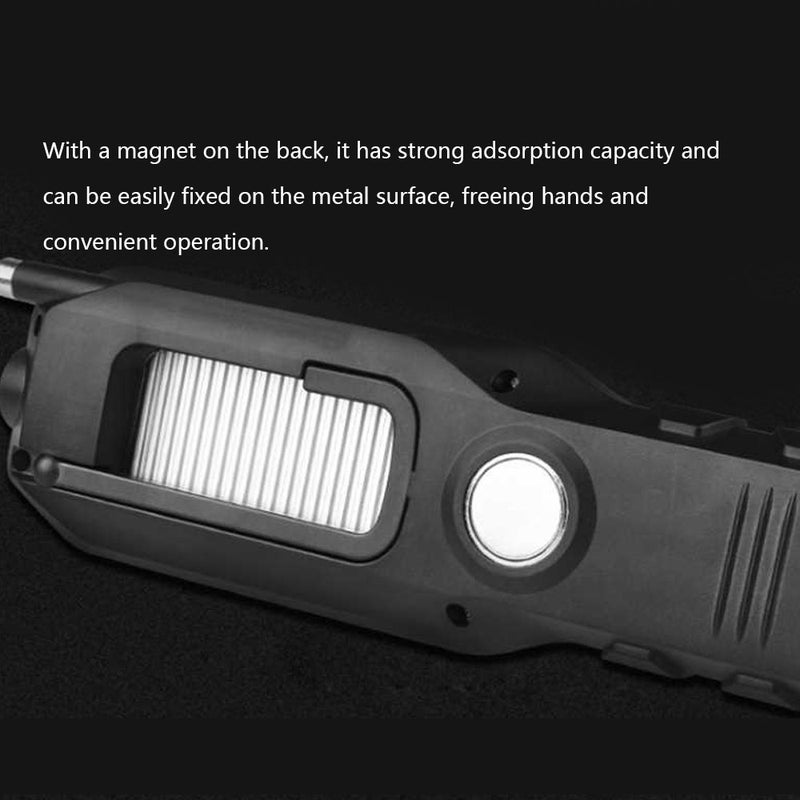 مصباح عمل LED COB مصباح إصلاح سيارة ومصباح يدوي قابل لإعادة الشحن متعدد الوظائف ومصباح ليلي محمول مع مغناطيس للخارج التخييم والتسلق والصيد وإصلاح السيارات - Image 4