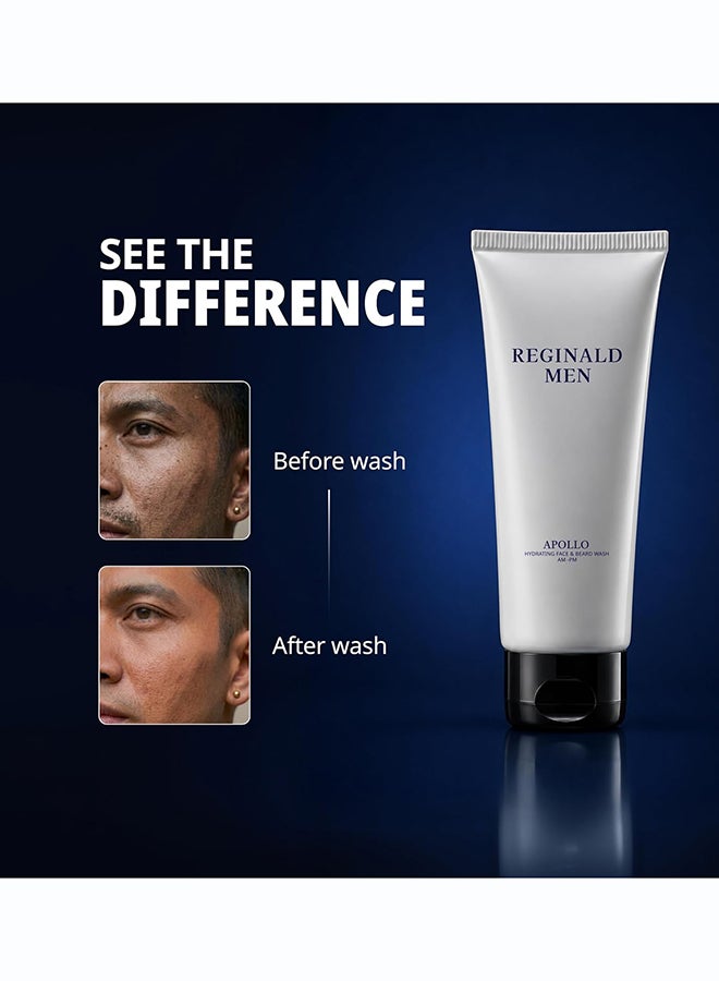 Reginald Men Apollo - Hydrating Face & Beard Wash | Deep Clean, Acne & Tan Control with 8 Actives Face Wash (100 g) - Image 5