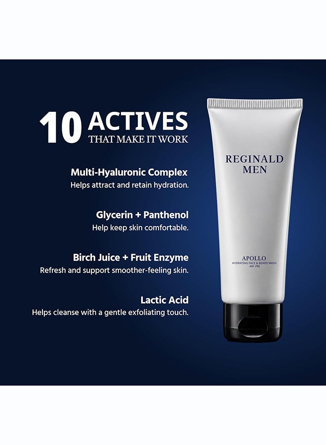 Reginald Men Apollo - Hydrating Face & Beard Wash | Deep Clean, Acne & Tan Control with 8 Actives Face Wash (100 g) - Image 3