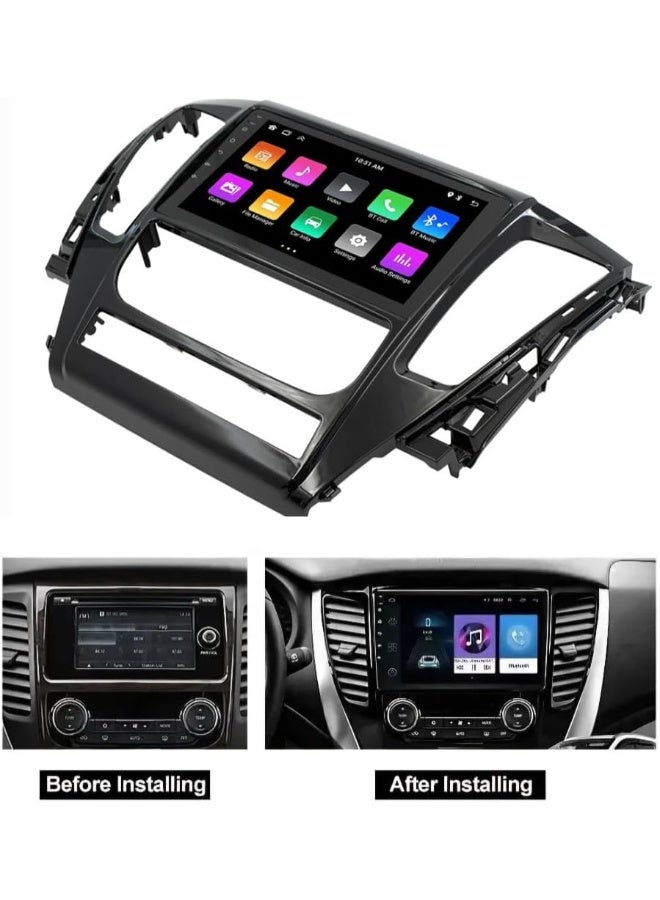 Vierex Fit Mitsubishi Montero Sport 2015 To 2022 Car Stereo Android Screen With Apple Carplay Android Auto Wireless WiFi DSP FM&AM BT AHD Camera Included Fast Interface (4+32GB 360D Cameras) - Image 3