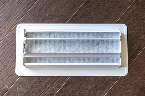Duck Brand Air Vent Filters, Reduce Airborne Particles like Dust, Dander, Pollen and Trap Debris in your Ventilation System, Air Register Vent Filters for Home, 4 In. x 12 In., 12-Pack, White - Image 4