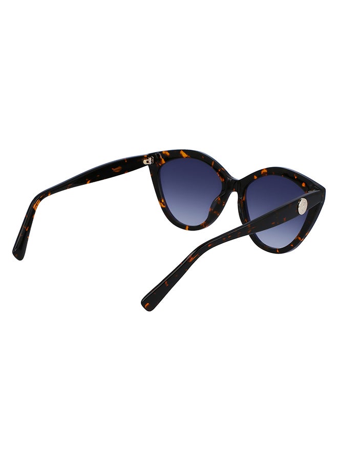 Longchamp نظارة شمسية بتصميم عين القطة للحماية من الأشعة فوق البنفسجية للنساء - LO730S-242-5616 - مقاس العدسة: 56 ملم  - Image 5