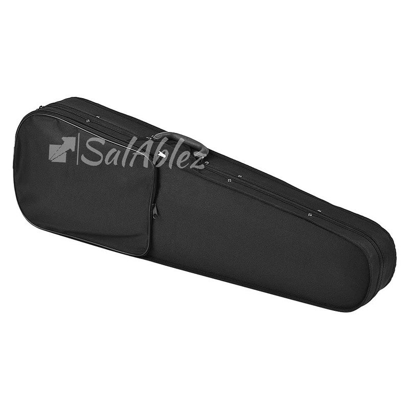 SALABLEZ Plastic Professional Triangular Violin Hard Case | Cover | Bag - Size 4/4 With Shoulder Strap - Red - Image 3