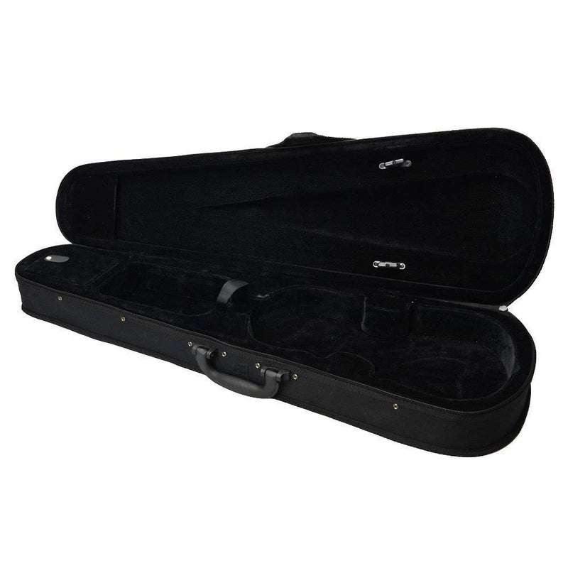 SALABLEZ Plastic Professional Triangular Violin Hard Case | Cover | Bag - Size 4/4 With Shoulder Strap - Red - Image 1