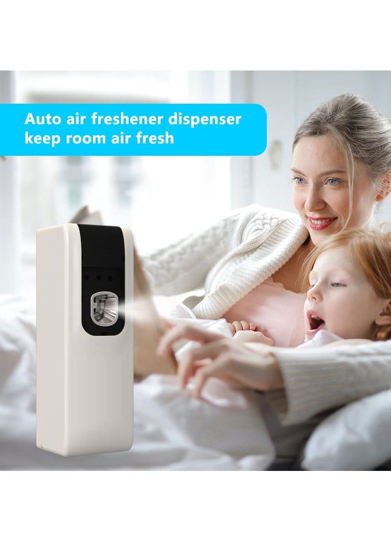 Automatic Air Freshener Spray Dispenser, Wall Mounted/Free Standing Auto Sensor Spray Dispenser for Bathroom Washroom Hotel Office (White)  - Image 2