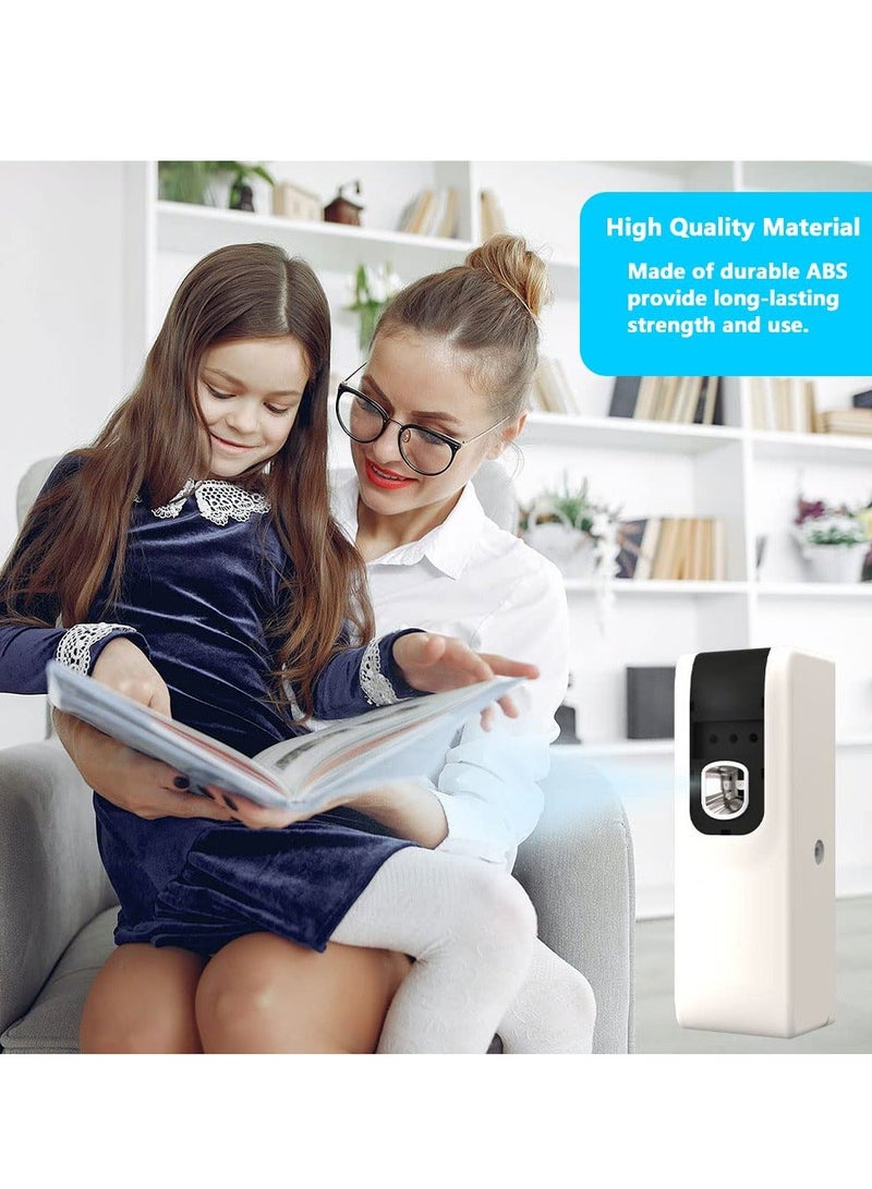 Automatic Air Freshener Spray Dispenser, Wall Mounted/Free Standing Auto Sensor Spray Dispenser for Bathroom Washroom Hotel Office (White)  - Image 3