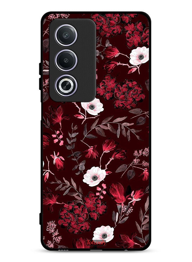 Tolwak Oppo A3 Pro 5G Protective Case Cover Small Flowers And Tropical Leaves - Image 1